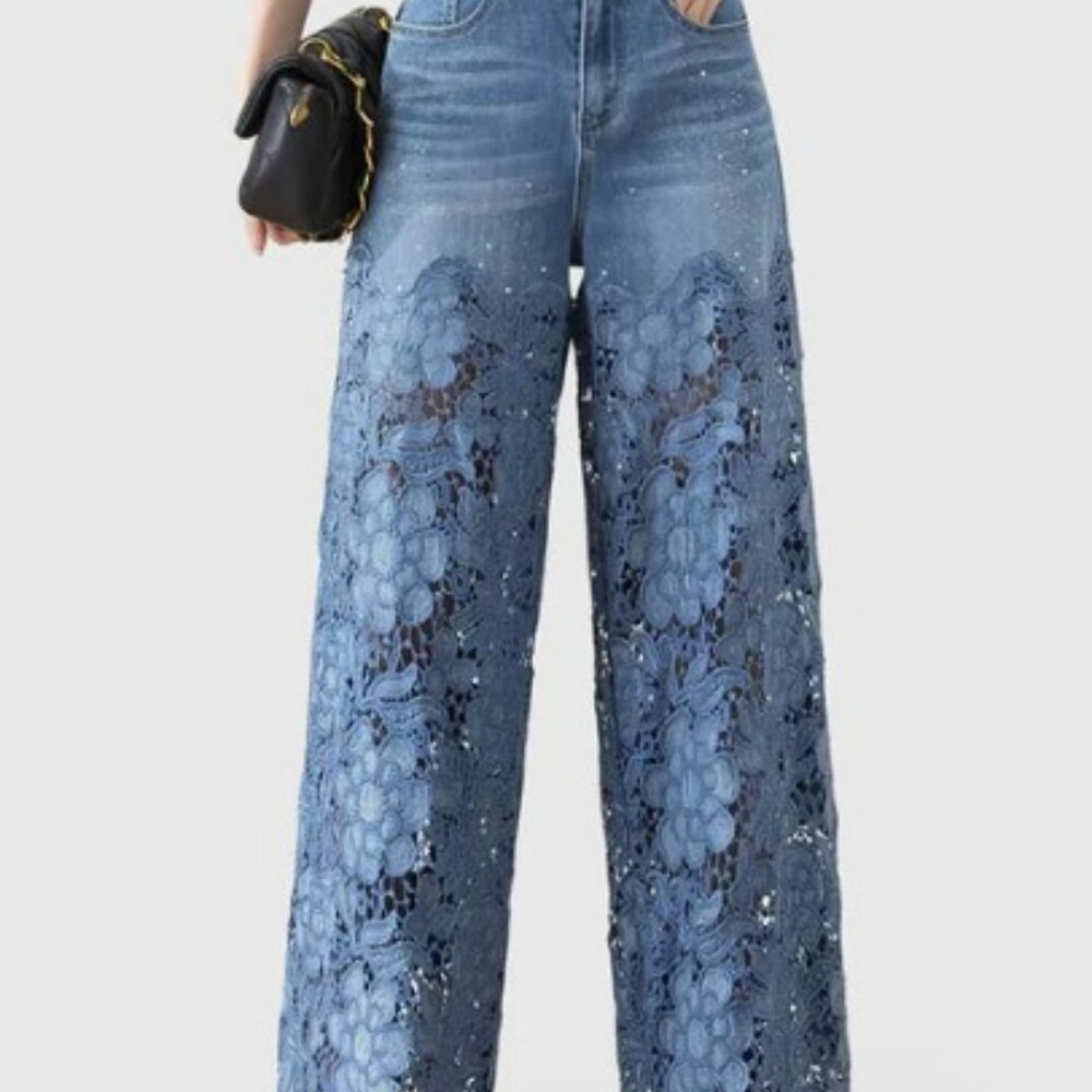 Lace Jeans